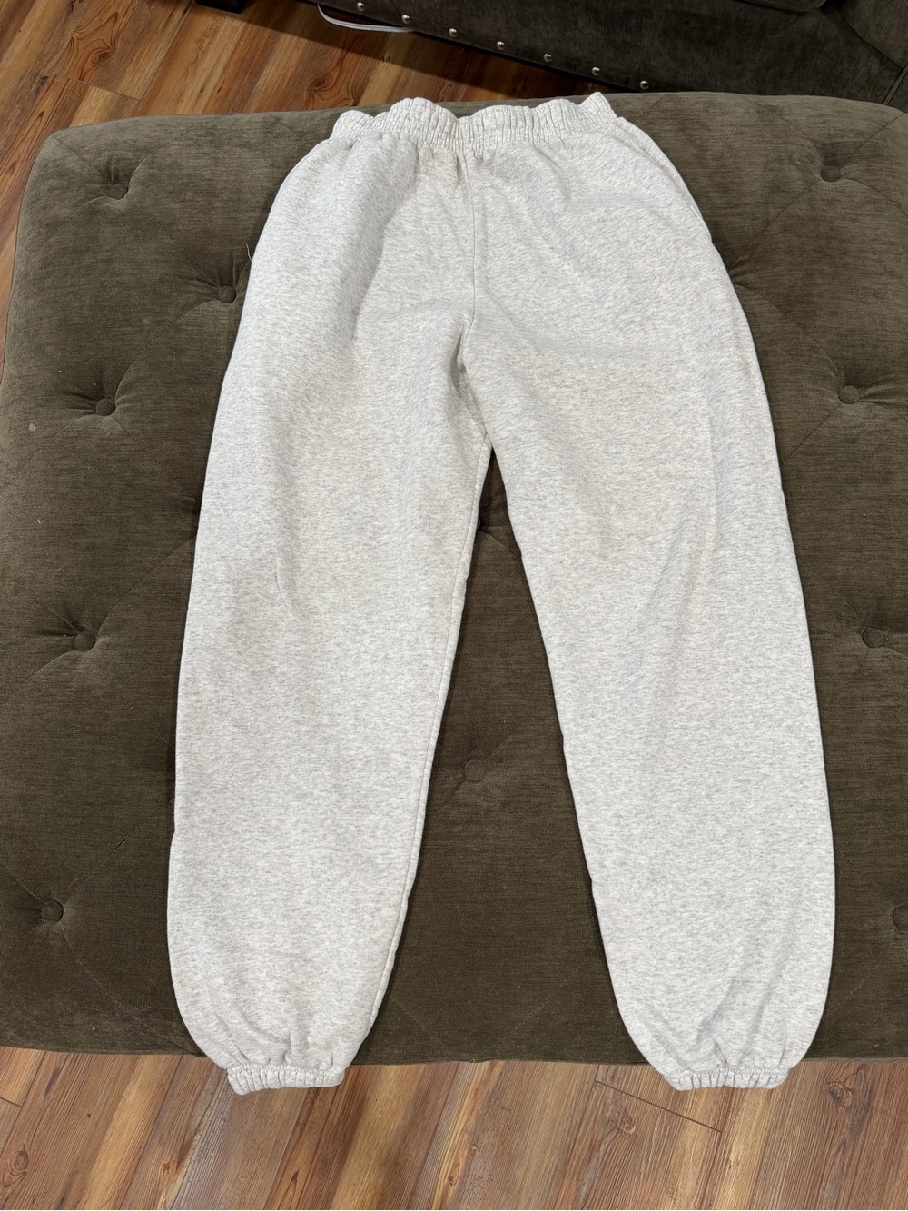 Boohoo Women’s Light Heather Gray Jogger Sweatpants